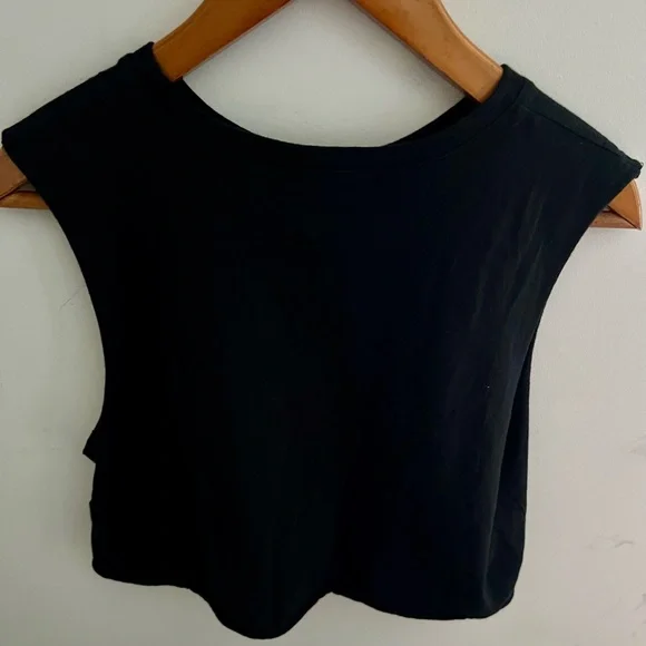 Vintage Forever 21 Silver New York Graphic Muscle Crop Top Made in USA Size S - Picture 6 of 6